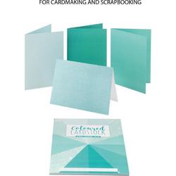 Craft Sensations Papierset voor kaarten maken & scrapbook | 24 vellen | Glitterpapier | Thema Groen | 180 grams | A4 Formaat | Bullet Journal | Planner